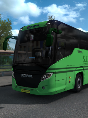 Scania Touring Bus + Interior v1.2