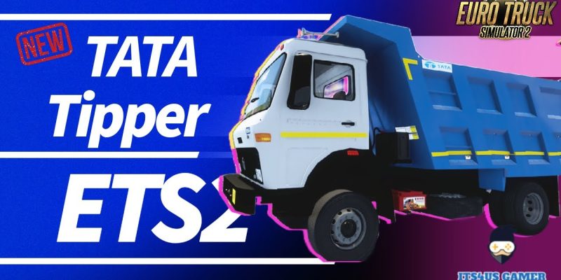 TATA Tipper testing the speed and brakes | TATA Tipper by Its4us Gamer | ETS2 Indian Mod