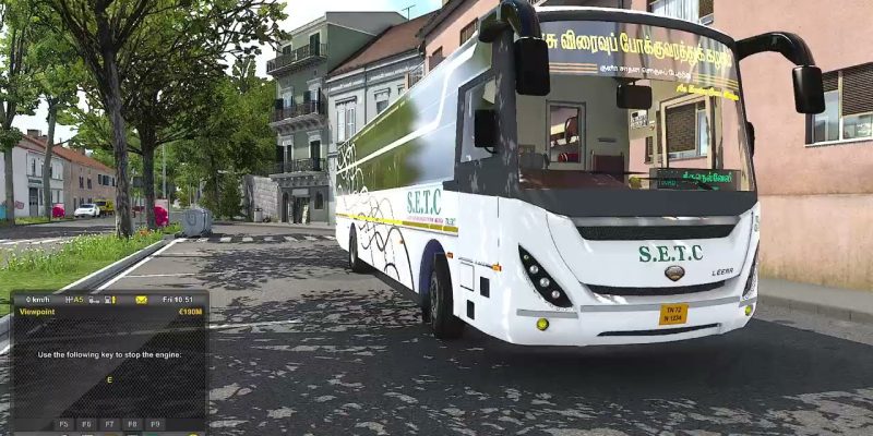 Rash driving on narrow roads SETC MG Leera | Euro Truck Simulator 2