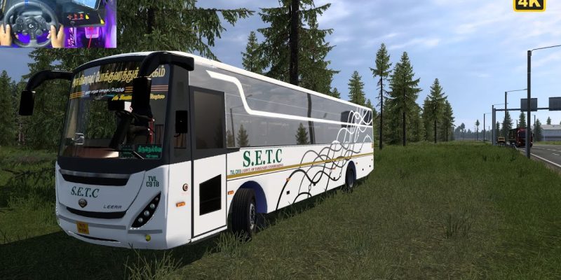 SETC MG LEERA Takes Over Indian Roads in ETS2 Bus Simulation!