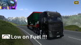 Truck Stranded on a Steep Hill with Fuel Running Low ETS2