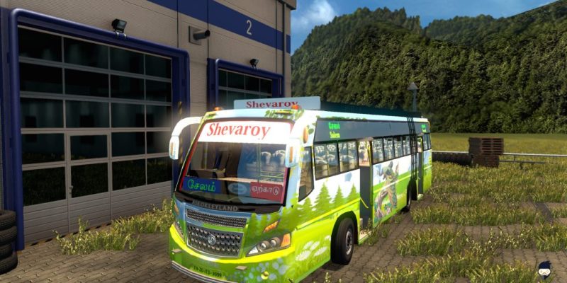 Heavy Load Challenge: Volvo FH3 Hauls JCB Tractor | Euro Truck Simulator 2