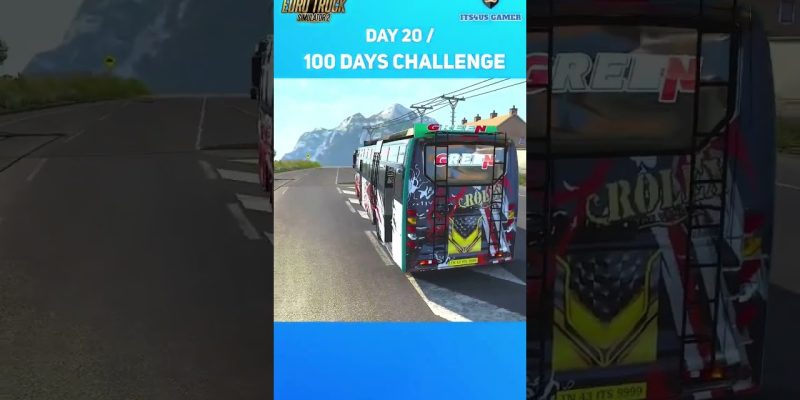 Day 20 Green Bus| Its4usBus Skin |100 Days challenge |