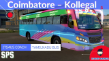 ETS2 Bus driving with Steering Wheel and Horn button box | Thrustmaster TamilNadu Bus Game