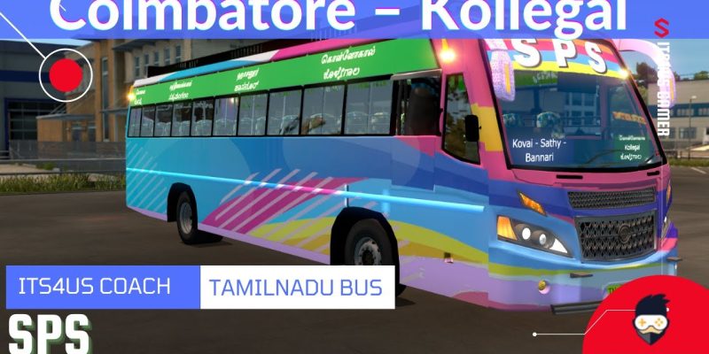 ETS2 Bus driving with Steering Wheel and Horn button box | Thrustmaster TamilNadu Bus Game