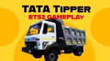 Rash driving in a new TATA Tipper 1618 | ETS2 Gameplay | Free ETS2 mod by Its4us Gamer