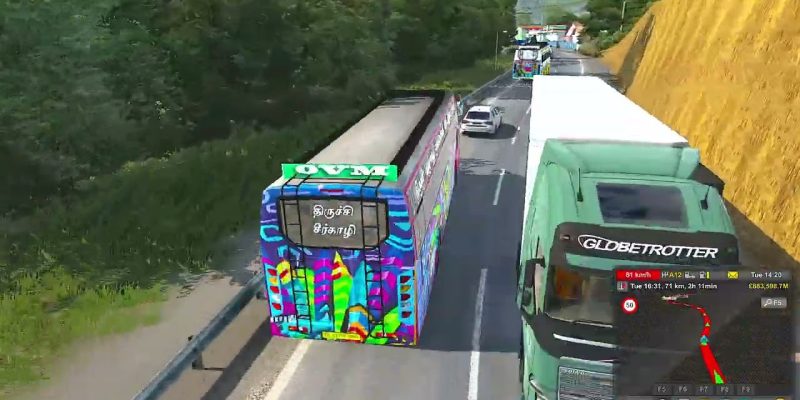 OVM Trichy🔄Sirkal | Euro Truck Simulator 2 | Horn Box | Logitech G923 Setup