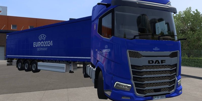 Racing Against Time: Delivering Essentials for EURO 2024 Finals in Berlin with DAF 2021 | ETS 2