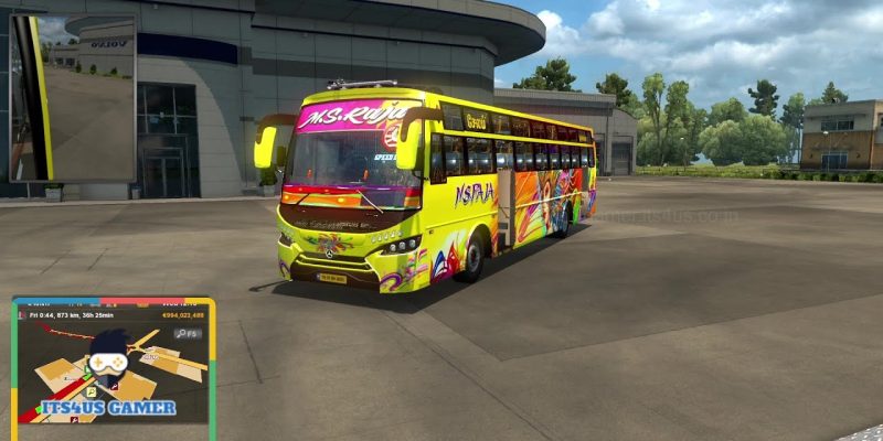 MS Raja Up Hill fast drive ETS2 gameplay | Thrustmaster steering wheel