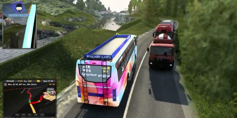 ETS2 | Its4us Bus v3 test drive | Lion