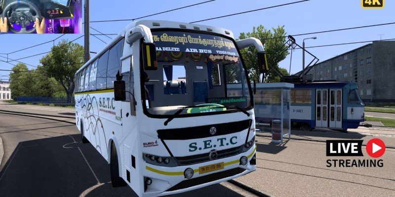 ETS2  Bus 🚌 Lets Play ETS2  | @Its4us Gamer | Logitech G923 TamilNadu Bus Game