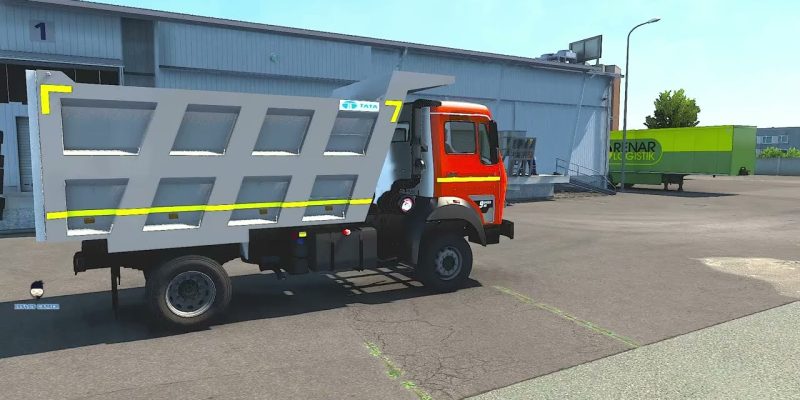TATA Tipper Lorry Indian Truck driving | Euro Truck Simulator 2 | Free ETS2 mod by Its4us Gamer