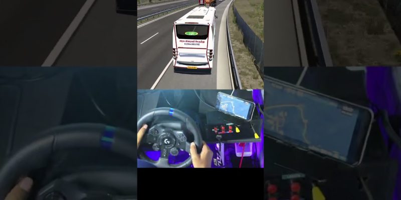 SETC Indian Bus Ride Adventure Euro Truck Simulator 2  Steering Wheel Gameplay 3