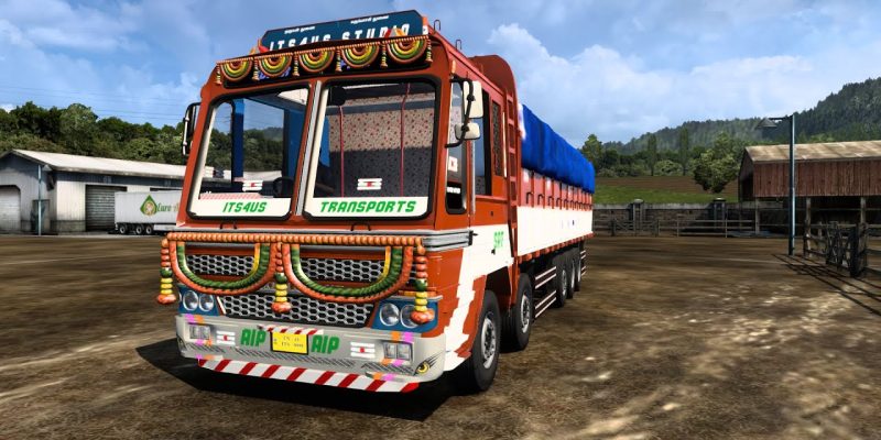 ETS2 Ayudha pooja drive Ashok Leyland 16 wheeler BS6 | First test drive | Eurotruck ETS2 1.48