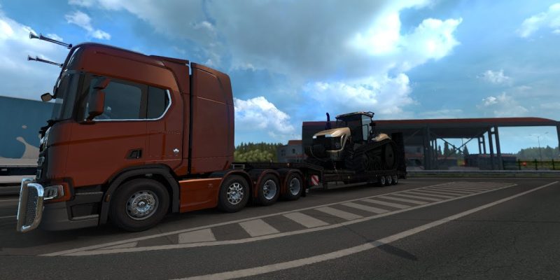 Scania R Delivering tractor to Pskov, Russia from Valmiera, Latvia ETS2 Gameplay