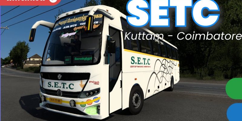 ETS2 BUS | SETC Anandha Paravai Kuttam Coimbatore | Vega bus by Its4us Gamer