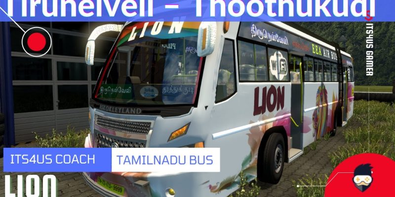 ETS2 Bus driving with Steering Wheel and Horn button box | Thrustmaster TamilNadu Bus Game