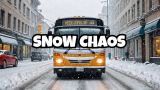 Worst SNOWY Day EVER Driving a Bus