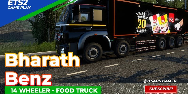 KK Food delivery  Bharath Benz 14 Wheeler | Its4us Gamer  | EuroTruck Simulator 2