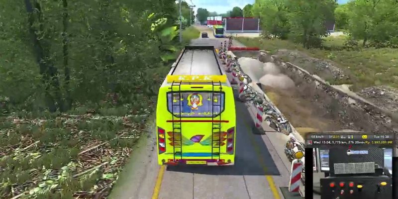 Morning rush hour super fast trip | KPK Devikapuram🔄Kanchipuram  | ETS2 Gameplay  | Horn Setup