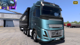 Volvo FH16 Aero 780 with Delhivery Skin  Euro Truck Simulator 2  Steering Wheel Gameplay