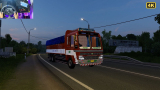 Thrilling Indian Truck Journey: 10 Wheeler Evening Drive to Luga in ETS2!