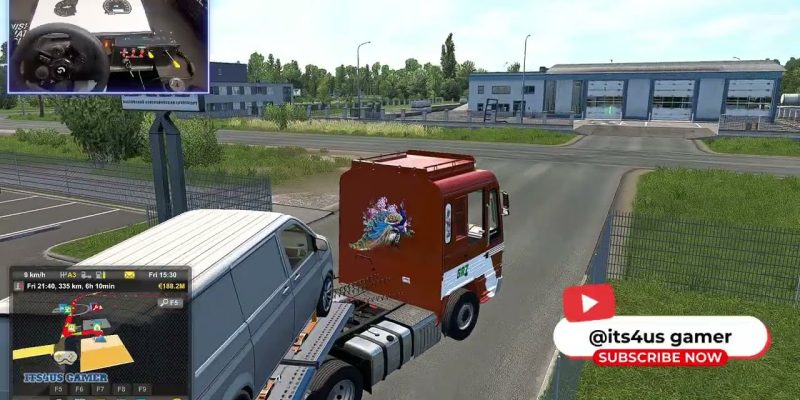 Van delivery by Ashok Leyland Trailer | Euro Truck Simulator 2
