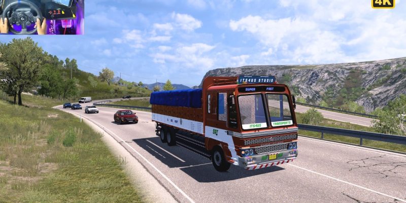 Driving a MIGHTY Indian Truck Through Bosnia’s Winding Roads in ETS2!