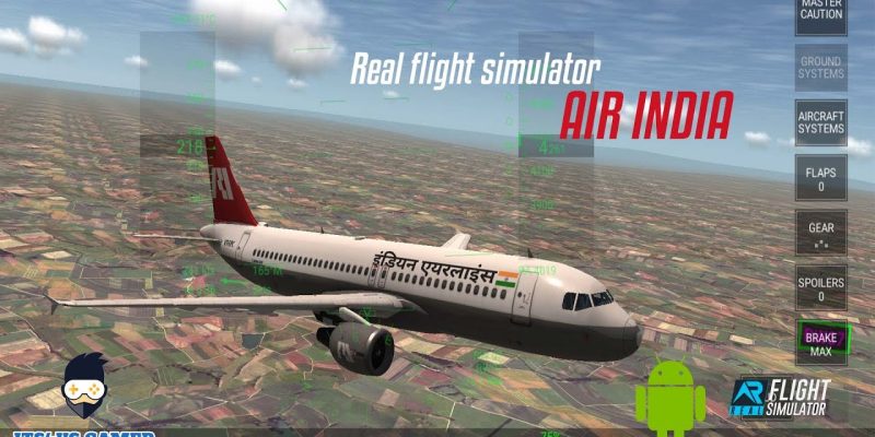 Realflight simulator AIR INDIA Take off GamePlay