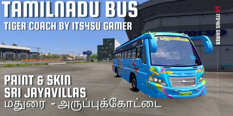 TN PRIVATE BUS Sri Jayavillas Madurai Aruppukottai Euro truck simulator 2
