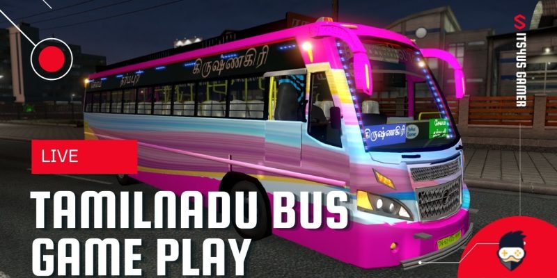 TN PRIVATE BUS Ramavilas salem krishnagiri Play Euro truck simulator 2
