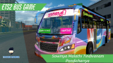 Accident Sowmya Bus unable to turn TamilNadu Pondy Bus Game Play Euro truck simulator 2