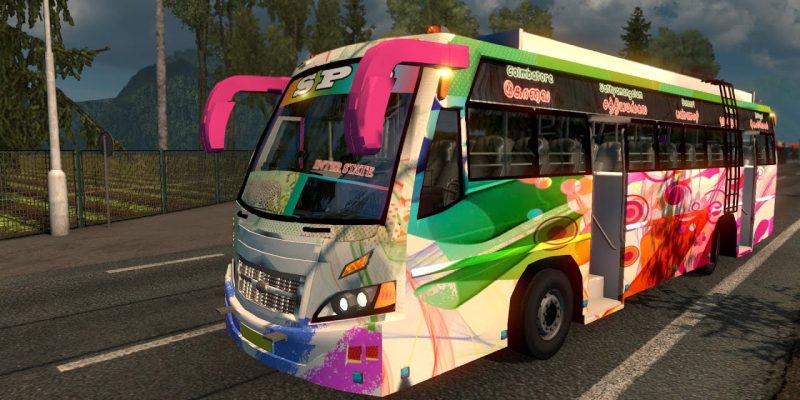 SPS Coimbatore Kollegal Ghat road drive ET2 Gameplay Tiger Coach by Its4us Gamer