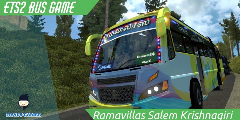 Ramavillas Salem Krishnagiri ETS2 Gameplay Tiger Coach by Its4us Gamer