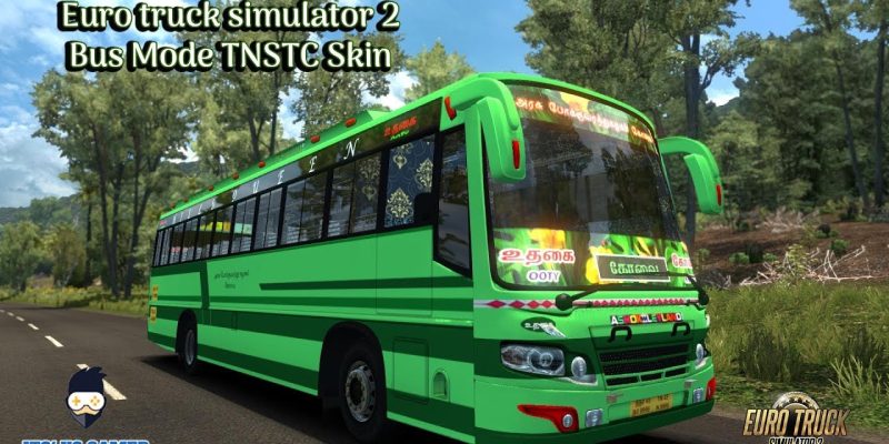 ETS2 Driving TNSTC Bus Ooty Coimbatore TNSTC bus game Skin
