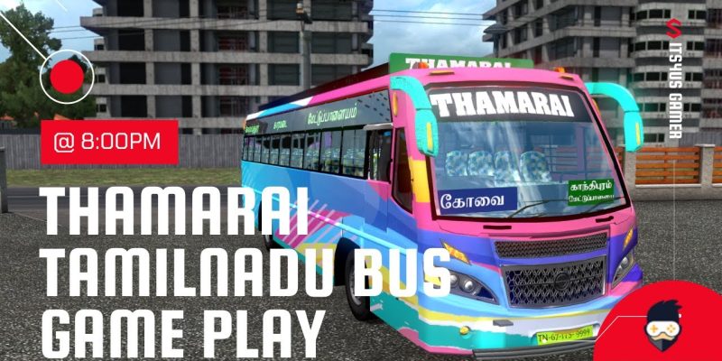 Thamarai Coimbatore Mettupalayam TamilNadu Bus Game Play Euro truck simulator 2