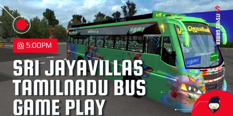 Sri JayaVillas Madurai TamilNadu Bus Game Play Euro truck simulator 2