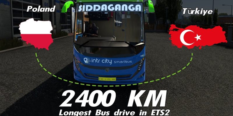Longest Bus drive in ETS2 | 2400KMS Białystok, Poland to İstanbul, Türkiye | Euro Truck Simulator 2