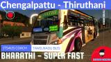 Bharathi – Super Fast Chengalpattu Thiruthani ETS2 | Thrustmaster steering wheel | Indian Horn