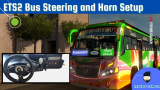 ETS2 Bus driving with Steering Wheel and Horn button box | Thrustmaster