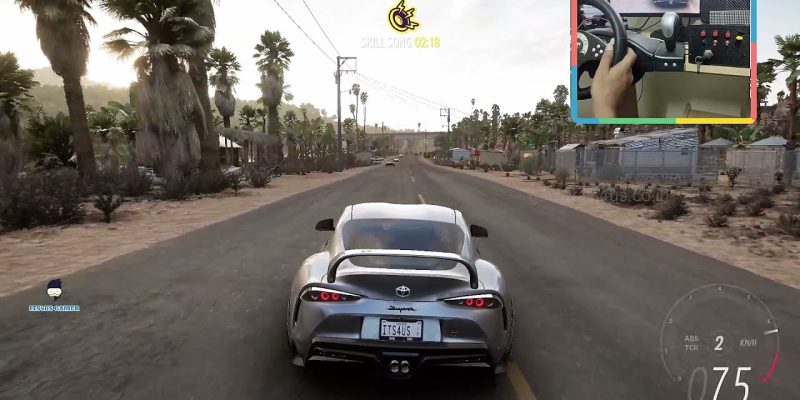 TOYOTA GR SUPRA – Forza Horizon 5 | Thrustmaster gameplay